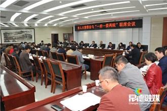 市人大常委会召开“一府一委两院”联席会议