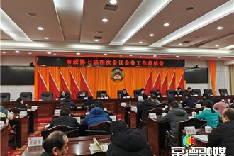 市政协召开七届四次会议工作总结会