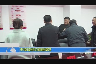 市领导慰问道德模范